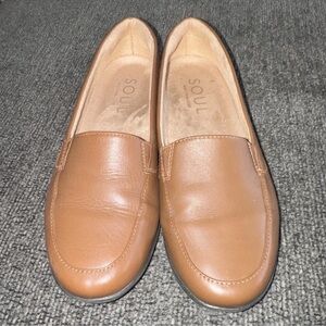 SOUL Naturalizer Tan Leather Women's Loafers